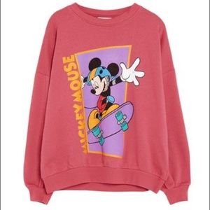Disney Mickey Mouse Skateboarding Sweater